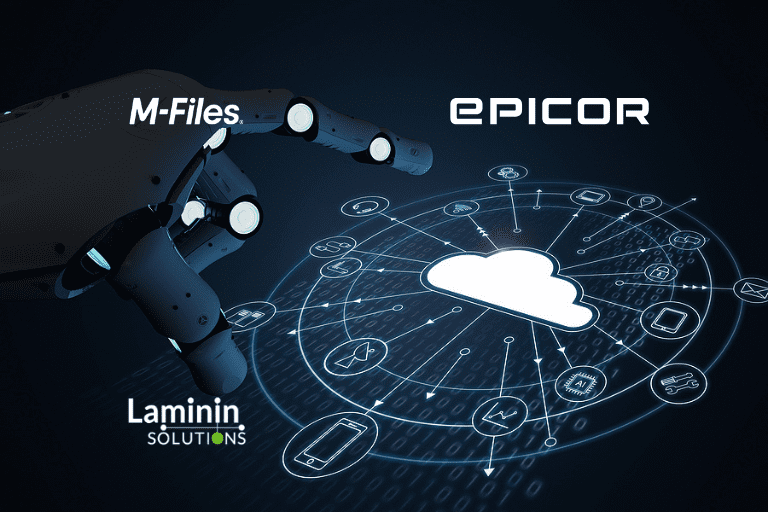 robotic hand pointing to cloud in center showing connections to various sustainable AI implementations